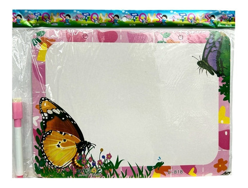 Imagen 2 de 10 de Pizarra Borrable Con Marcador Infantil Pack X12 Surtidos