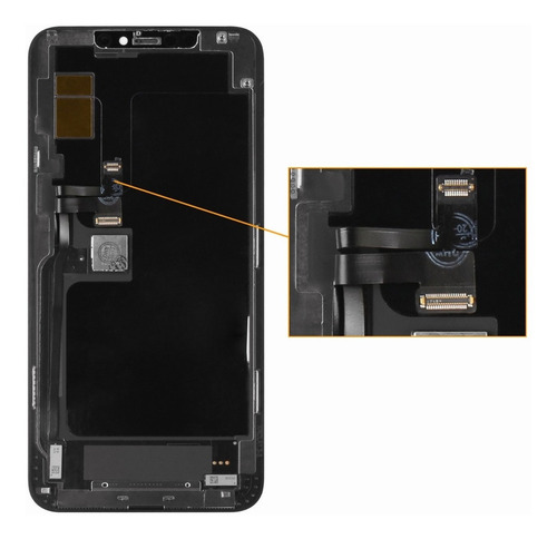 Para iPhone 11 Pro Max A2161 Pantalla Táctil Lcd Incell Color Negro