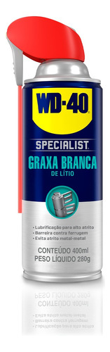 Graxa Branca De Litio 400ml Flextop Wd40 Specialist