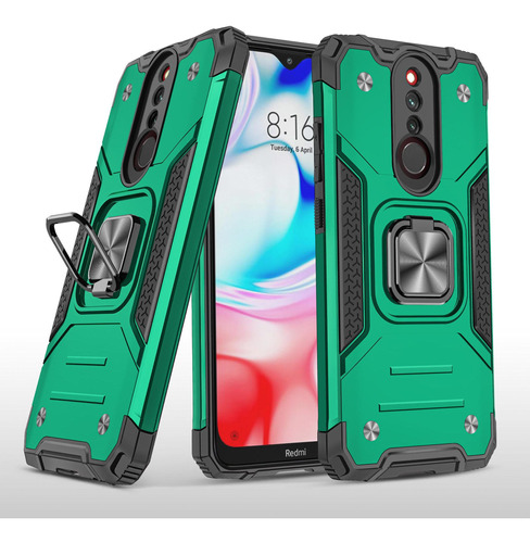 Carcasa Xiaomi Redmi 8 Armor Anti Golpes Anillo Colores