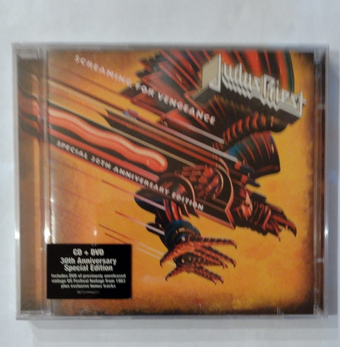 Judas Priest Screaming For Vengeance 30th Aniv Cd Dvd Usa