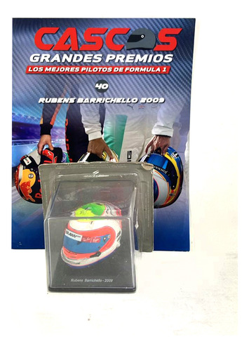 Casco Grandes Premios Rubens Barrichello Año 2009 N 40