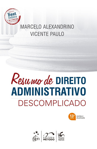 Resumo De Direito Administrativo Descomplicado 13ª,2020
