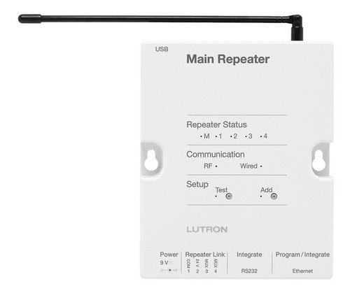 Controlador Hub Lutron Soporta 100 Dispositivos 4 Repetidore