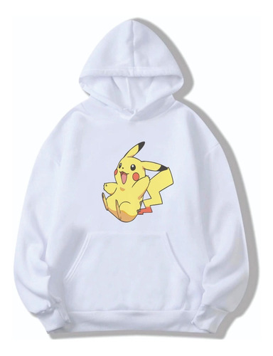 Buzo Pikachu Pokemon Niño Unisex Canguro #3