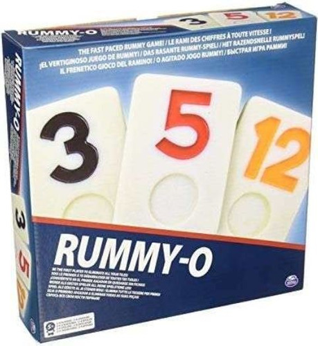 Rummy Juego De Mesa 106 Fichas Spin Master 