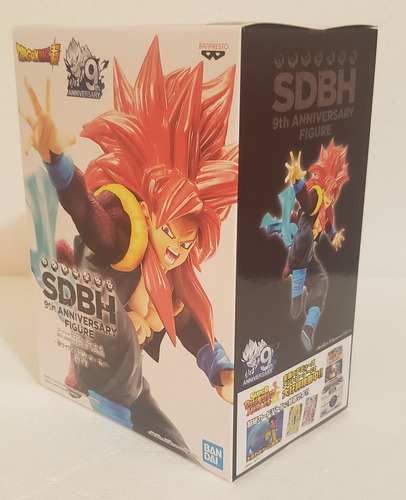Dragon Ball Heroes 9 Aniversario Super Saiyan 4 Gogeta:zeno