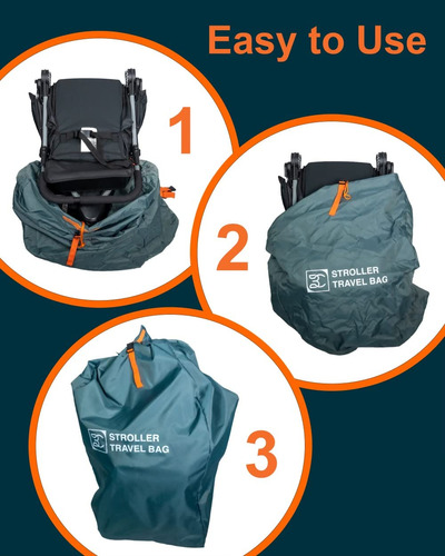 Bolsa Extragrande Resistente Para Carriola Y Coche