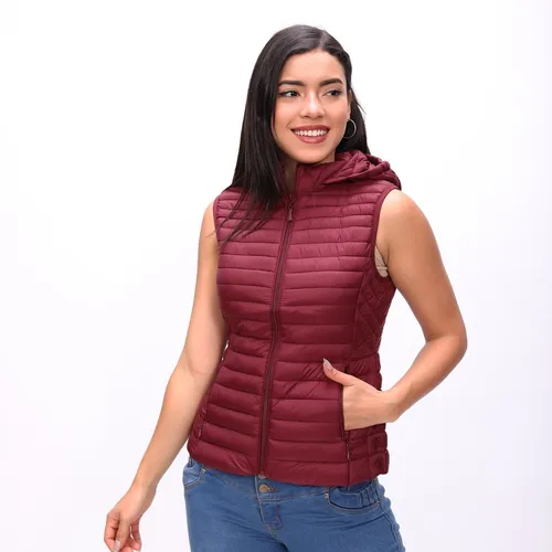 Chaleco Impermeable para Mujer Color Rosa Talla XL