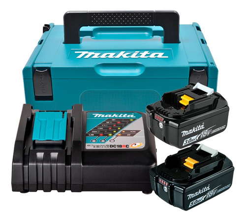 Kit Parafusadeira E Soprador 2 Baterias 18v Bivolt Makita