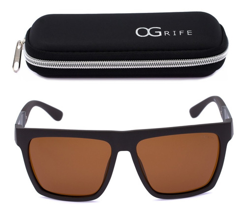 Oculos Ogrife Solar Masculino Og 1564-c Polarizado Original