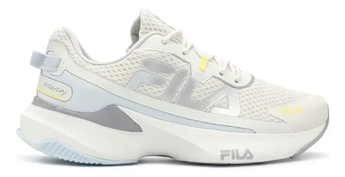 Tênis Fila Recovery Feminino Branco Azul Academia