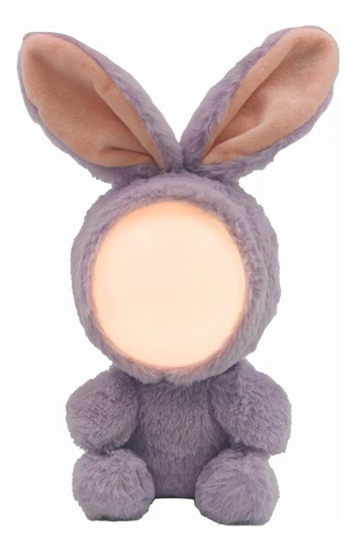 Peluche Con Luz De Conejo Personalizable Para Niños