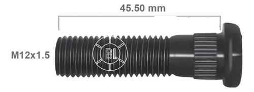 1 Birlo Y Tuerca P/ Mazda 3 2005-2019 Rueda Delan Y Trasero 1 Birlo Y Tuerca P/ Mazda 3 2005-2019 Rueda Delan Y Trasero