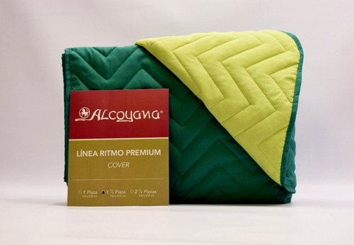 Cover Alcoyana Liso Premium Doble Faz 1 1/2 Plaza