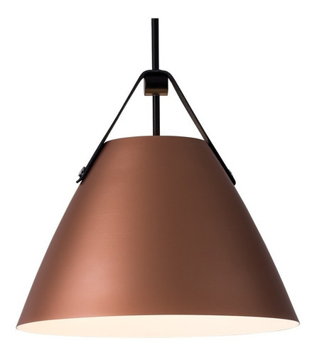 Luminária Lustre Pendente Rpx Couro Startec 