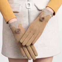 Comprar Luvas De Tela Sensível Ao Toque De Dedo Inteiro, Luvas Quent