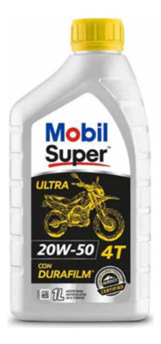 Aceite Mobil Sup 4t Ultra20w-50 X 1l
