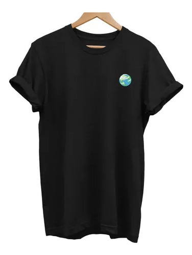 Remera Sistema Solar Planeta Tierra Pequeño Bolsi Unisex