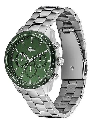 Reloj Lacoste Caballero Color Plateado 2011080 - S007 Color del fondo Verde