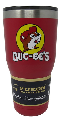 Termo Buc-ee's 30 Oz Yukon Americano Color Rojo