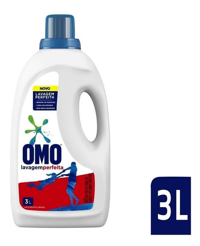 Sabao Liquido Omo Lavagem Perfeita Galao 3 Litros