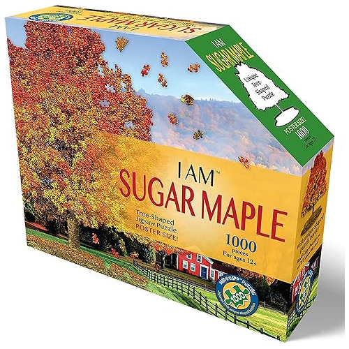 Madd Capp: I Am Sugar Maple - 1000 Piece Tree Shaped Jigsaw