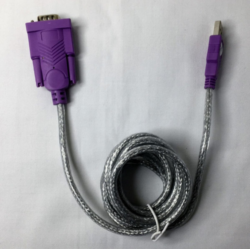 Cable Convertidor Usb Macho A Serial Db-9 Rs-232 Macho