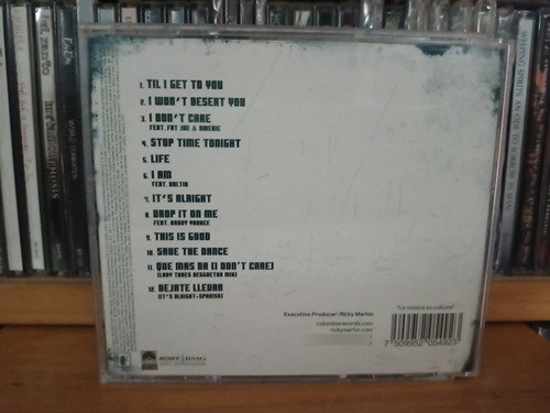 Ricky Martin - Life Cd Musica Pop No Luis Miguel. (Usado)