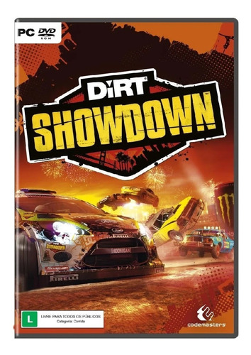 Jogo Dirt Showdown Para Pc Midia Fisica Codemasters Racing