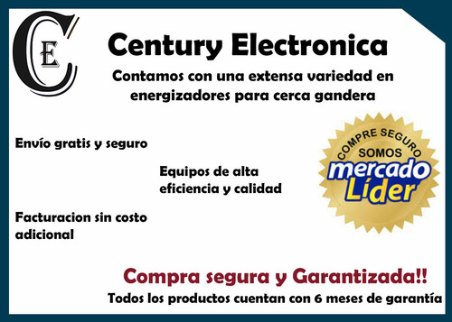Imagen 6 de 6 de Cerco Electrico Ganadero Solar 30 Millas (45 Kilometros).