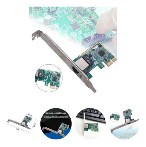 Pci-e A Rj45 Dopter De Alta Velocidad De 1000 Ms Gigbit Para