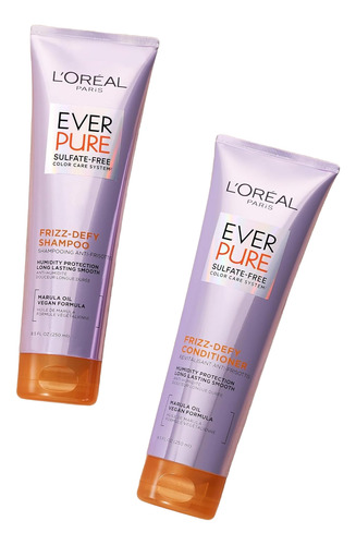 Kit Ever Pure L Oréal Sem Sulfato Anti Frizz Frizz-deffy Eua