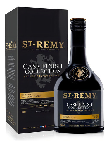 Pack De 2 Brandy St Remy Cask Finish Sauternes 700 Ml