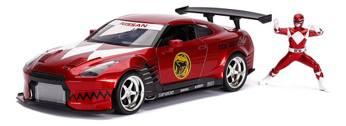 Jada Toys Power Rangers Amplificador Ranger Rojo 2009 Nissan