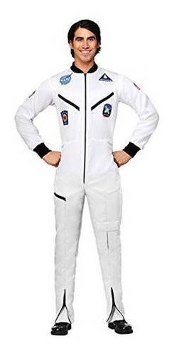 Disfraz De Mono Astronauta Blanco Talla Grande Para Adultos