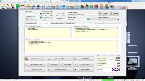 Programa Para Assistência Técnica Os Informática V6.0