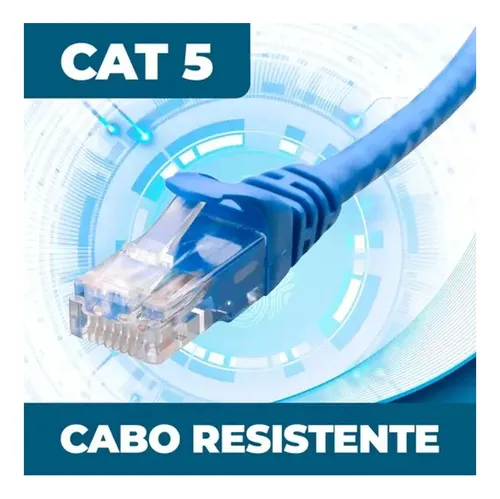 Cable De Red Ethernet Lan Rj45 Cat5e 15m