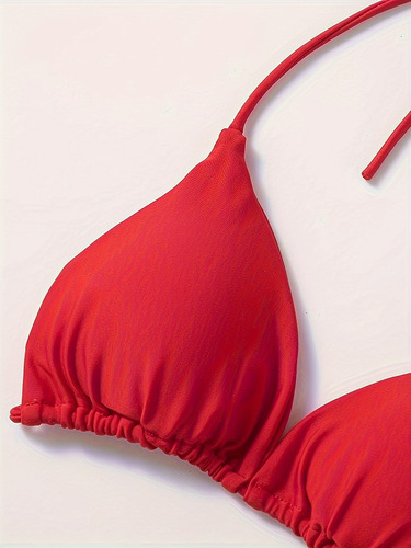 Conjunto De Bikini De Para Mujer, Sujetador Halter