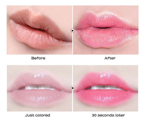Ae Esmalte De Labios Que Cambia De Color Con Lámina Dorada