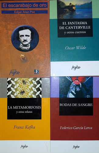 Poe + Kafka + Lorca + Wilde - Ver Descripcion - Ed Agebe