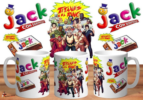 Taza Felfort Jack Titanes En El Ring Conmemorativa 2022