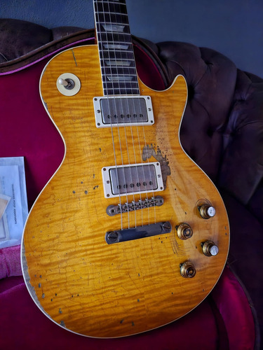 Gibson Les Paul 1959 Custom Shop Kirk Hammett «greeny» 59 Diestro Greeny Rosewood (Usado)