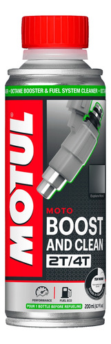 Limpiador De Inyectores Motul Moto Boost And Clean 200ml