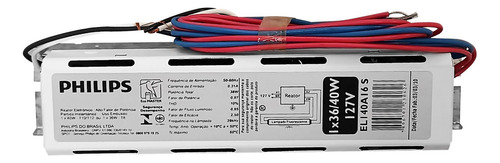 Reator Eletrônico 1x36w-t8 Ou 40w-t10/t12 Fluorescente 127v