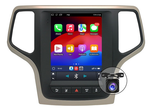 Estéreo Vertical Tesla Para Jeep Grand Cherokee 2014-2021