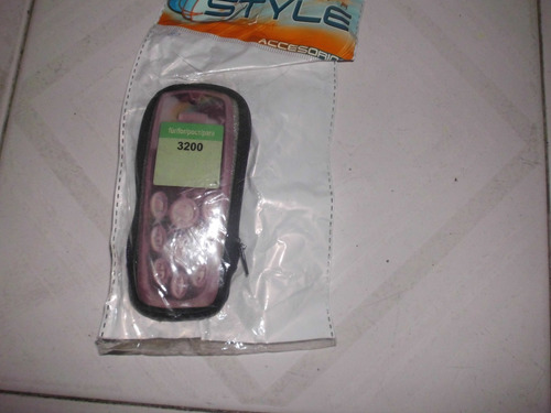 Forro De Celular Nokia 3200 Negro, Transparente (2v)