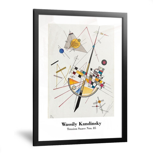 Cuadros Kandinsky Abstractos Tensión Suave Para Colgar 20x30