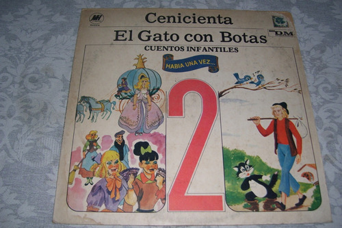 Cuentos Infantiles - Cenicienta El Gato Con Botas Vinilo Lp