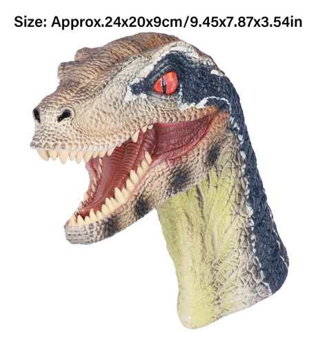 Marioneta De Mano De Dinosaurio Realista Para Niños, Cabeza